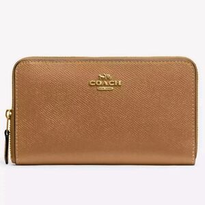 Coach Long Zip Around Wallet